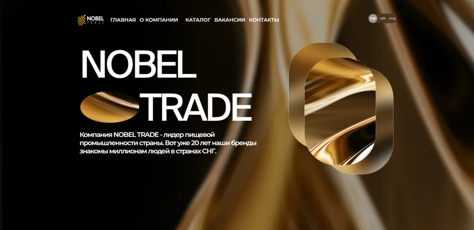 Nobel Trade loyihasi skrinshoti